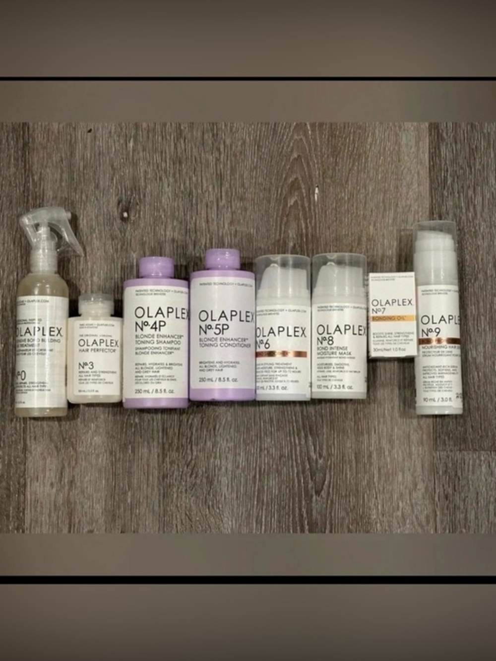 OLAPLEX Hair Repair System Set Lot Nº 0, 3, 4P, 5P, 6, 7, 8, and 9 Brand NEW​